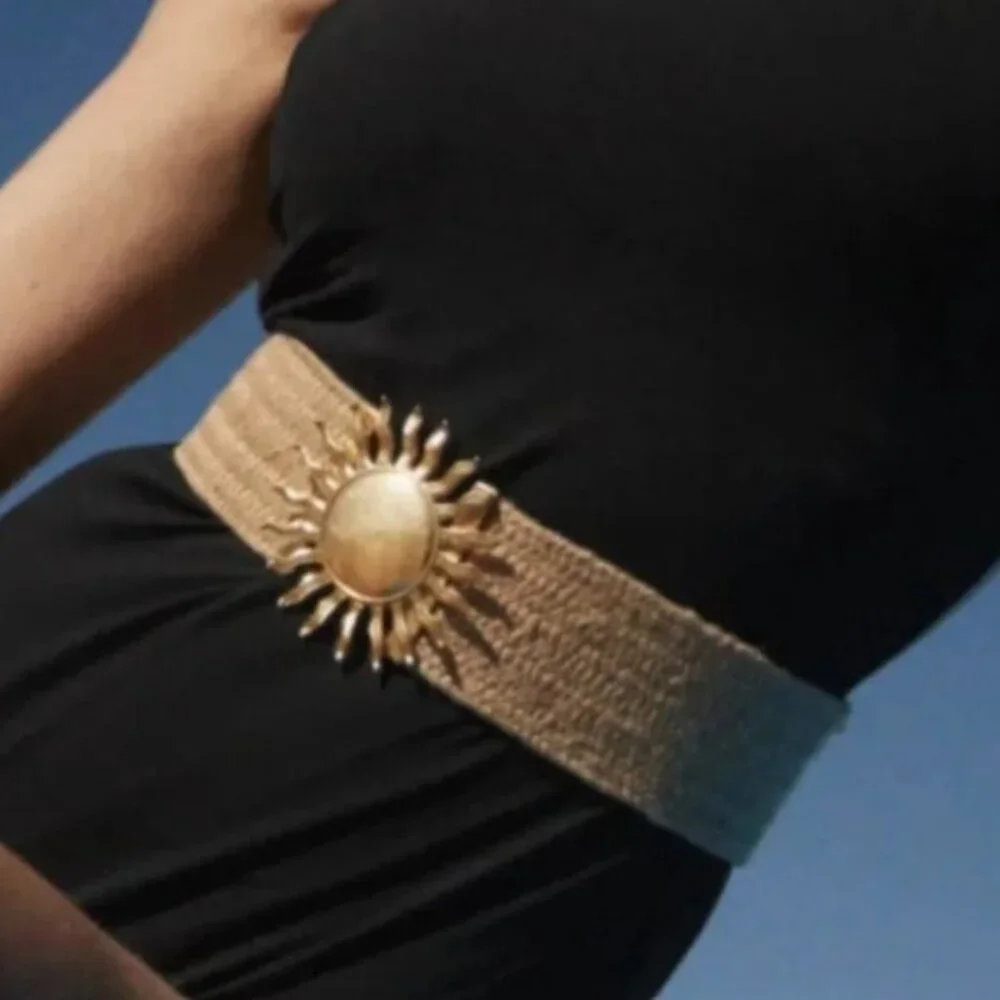 NWT Zara limited edition bohemian Stretchy Sun belt - Picture 3 of 7